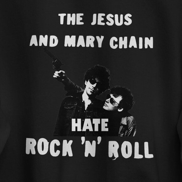 The Jesus and Mary Chain Hate Rock n Roll 90s Tour Retro Band Music Sweatshirt - Picture 2 of 5